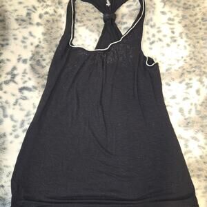 Black and sparkle trim